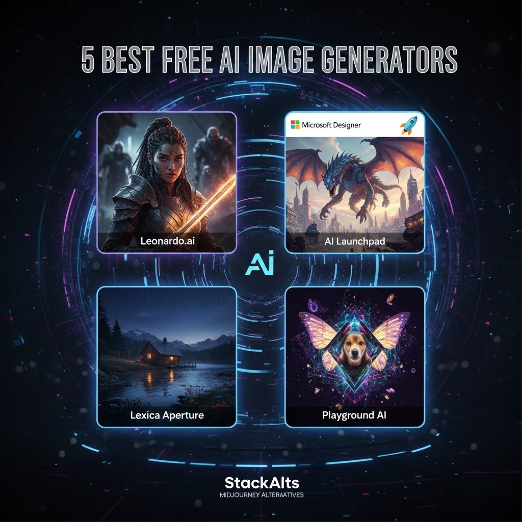 5 Best Free AI Image Generators in 2026 - StackAlts
